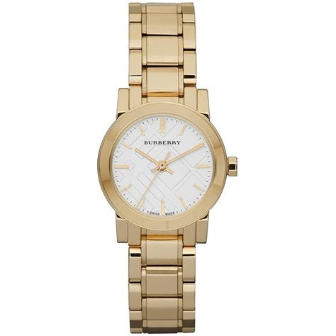 burberry gold watch women|beautiful silver gold Burberry watch.